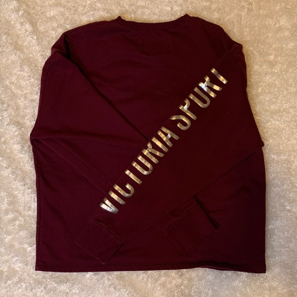Maroon Victoria’s Secret Sport Sweatshirt/Pullover - Picture 5 of 6